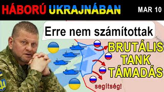 Már 11 MEGLEPETÉS Az ukránok PUSZTÍTÓ TANKROHAMOT INDÍTVA KIIKTATJÁK A TÁMADNI KÉSZÜLŐ ORKOKAT [upl. by Adnawahs]