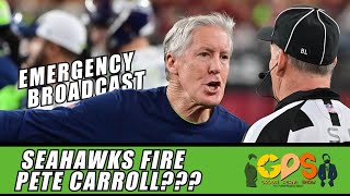 Seahawks Fire Pete Carroll Emergency GPS [upl. by Omrellug221]