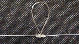 How to tie a dropper loop knot  Awesome fishing knot [upl. by Neeloj]