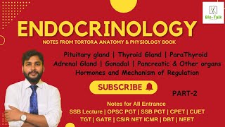 Endocrinology Part 2 Pituitary Thyroid  parathyroid  Adrenal  Gonadal amp Other Organs Hormones [upl. by Nywra]