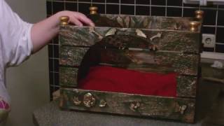 DIY  Hundebett aus Obstkiste  Steampunk  How to make a DIY dog bed [upl. by Hayman283]