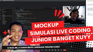 EPS 16 MOCK UP INTERVIEW LIVE CODING JUNIOR FRONTEND DEVELOPER ❗ [upl. by Eeclehc229]