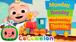 Days of the Week with Trains  More Learning Fun  CoComelon Nursery Rhymes amp Kids Songs [upl. by Rowland]