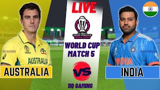 Live IND vs AUS Match Score  Live Cricket Match Today  Ind vs Aus live 1st inning [upl. by Thirza942]