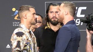 UFC 291 FaceOffs Poirier vs Gaethje 2 [upl. by Allisan]