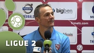 Conférence de presse FC Metz  AJ Auxerre 30  20132014 [upl. by Halilahk]