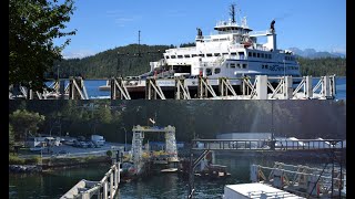 BC Ferry Malaspina Sky Departing Earls Cove [upl. by Ased]