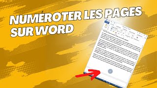 comment numéroter les pages sur Word [upl. by Gannon469]