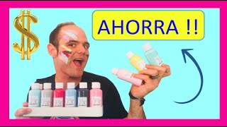 Cómo CREAR PINTURA acrílica CASERA 😍 DIY FACIL PARA MANUALIDADES😍 hacer ACRILICOS CASEROS madera [upl. by Nierman]