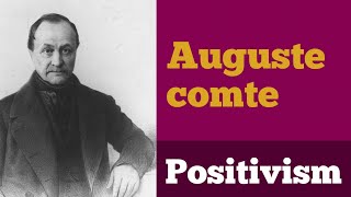 Auguste comte and positivism  Law of three stages [upl. by Ainoda206]