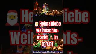 Heimatliebe  Weihnachtsmarkt in Erfurt Thüringen shortvideo shorts weihnachtsmarkt erfurt [upl. by Alida]