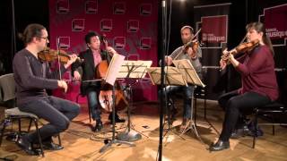 Mozart  Quatuor n°19 quotLes Dissonancesquot par le Quatuor CambiniParis [upl. by Joslyn7]