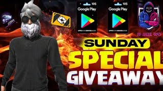 FF joker is live mega giveaway sunday special 🤗🤗🤗 [upl. by Gimpel]