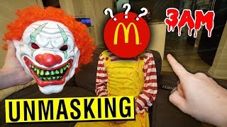 WE FINALLY UNMASKED RONALD MCDONALD AT 3 AM YOU WONT BELIEVE THIS [upl. by Suryt]