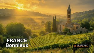 Beautiful French Villages  Bonnieux France  Village Tour in 4k video [upl. by Meesak]