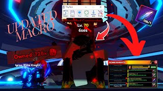 UPDATED MACRO IGRIS BOSS EVENT MACRO  Anime Vanguards [upl. by Elades926]