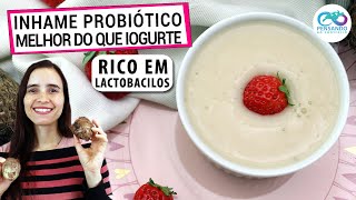 INHAME FERMENTADO PROBIÓTICO O IOGURTE QUE FAZ BEM Super rico em lactobacilos vivos mais barato [upl. by Descombes609]