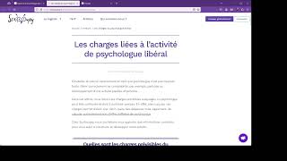 Calcul du salaire de psychologue libéral [upl. by Wally]