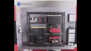 Costco Whalen Industrial Rack unboxing [upl. by Aerda840]