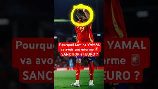 La SANCTION est GRAVE😱🚨 football euro2024 euro yamal mbappe equipedefrance ronaldo espagne [upl. by Heger]