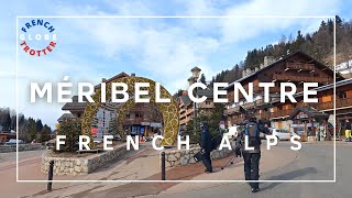 French Alps Winter Walk 🇫🇷 Meribel Centre with LoFi music HD GoPro 3 valleys lodges chalets [upl. by Muna]