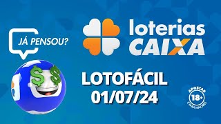 Lotofácil  Concurso no 3143  01072024 [upl. by Balduin]