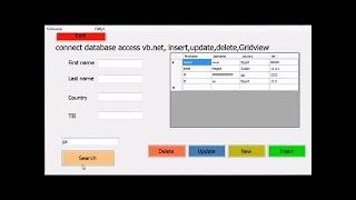 VBNET Search in Access Database in DataGridView BindingSource filter in vbnet [upl. by Nala]