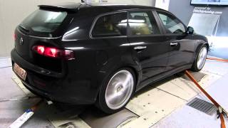 Alfa Romeo 159  1750 TBi Dyno TMChiptuning [upl. by Pooh]