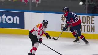 Hlinka Gretzky cup 2018 Slovakia  Switzerland 1st goal Michal Mrazik [upl. by Enttirb]