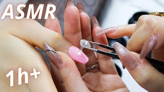 ASMR The most COMFORTABLE Real Nail Salon Soft Spoken Long version [upl. by Leone772]