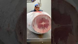 Huge Frozen Tuna Cutting food seafood tuna japan [upl. by Bryanty]