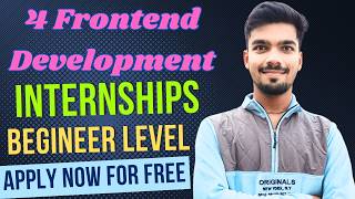 4 Frontend Developer Internships  Internships with Job Offer  Paid Internships 2024  Shubham Shah [upl. by Ykcul653]