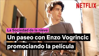 El viaje de Enzo Vogrincic  ‘La Sociedad de la nieve’ [upl. by Fisher]