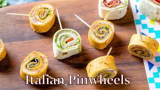 Italian Pinwheels  Easy amp Delicious Party Appetizer Recipe [upl. by Agnes]