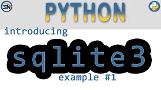 How to use SQLite3 database in Python Create Database MemoryDisk Table Insert and Select [upl. by Uhn]