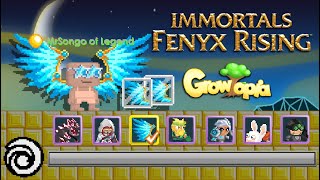 Growtopia X Immortals Fenyx  How to Get NEW WINGS Without Paying 10 UbiWeek OMG [upl. by Attelrak]