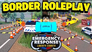 Playing BORDER ROLEPLAY SERVERS In ERLC [upl. by Ardiedak967]