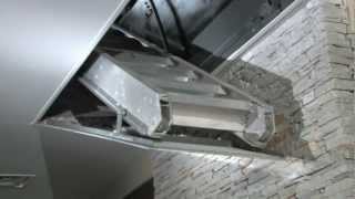 Precision Ladders Automatic Electric Disappearing Attic Stairs [upl. by Ecnarf]