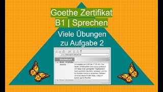 Goethe Zertifikat B1 Schreiben  Aufgabe 2 [upl. by Jeggar]