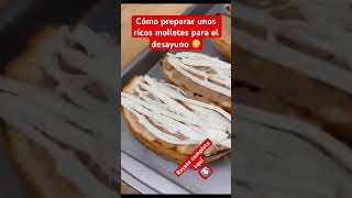 Cómo preparar molletes para el desayuno  desayuno molletes shorts [upl. by Arvind520]