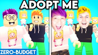 ADOPT ME WITH ZERO BUDGET ROBLOX ADOPT ME ZERO BUDGET PARODY BY LANKYBOX [upl. by Zachery791]