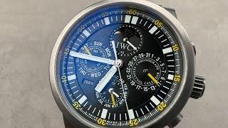 IWC GST Perpetual Calendar Chronograph IW375603 IWC Watch Review [upl. by Aible]