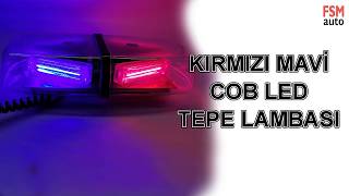 Kırmızı Mavi Tepe Lambası Cob LED [upl. by Iramohs389]