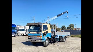 1995 Model Fuso Fighter Crane Truck 6D17 Engine [upl. by Eneg]