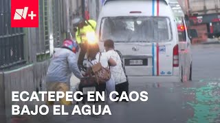 Lluvias Vuelven a Inundar Varias Colonias en Ecatepec Edomex [upl. by Annitsirhc352]