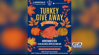 Interview Lawndale Presbyterian Church hosting turkey giveaway [upl. by Acimak418]