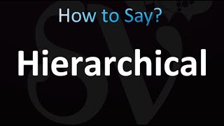 How to Pronounce Hierarchical correctly [upl. by Auhoj617]