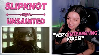 Slipknot  Unsainted OFFICIAL VIDEO  First Time Reaction [upl. by Anib]