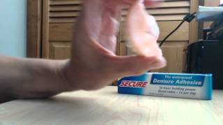 How to apply Secure denture adhesive [upl. by Elkin762]