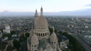 La Basilique du SacréCoeur de Montmartre vue du ciel [upl. by Katzman]